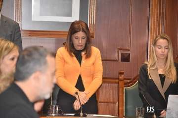 Cruz Roja alza la voz en el Pleno de Telde contra la lacra machista/FJS Fotografía.